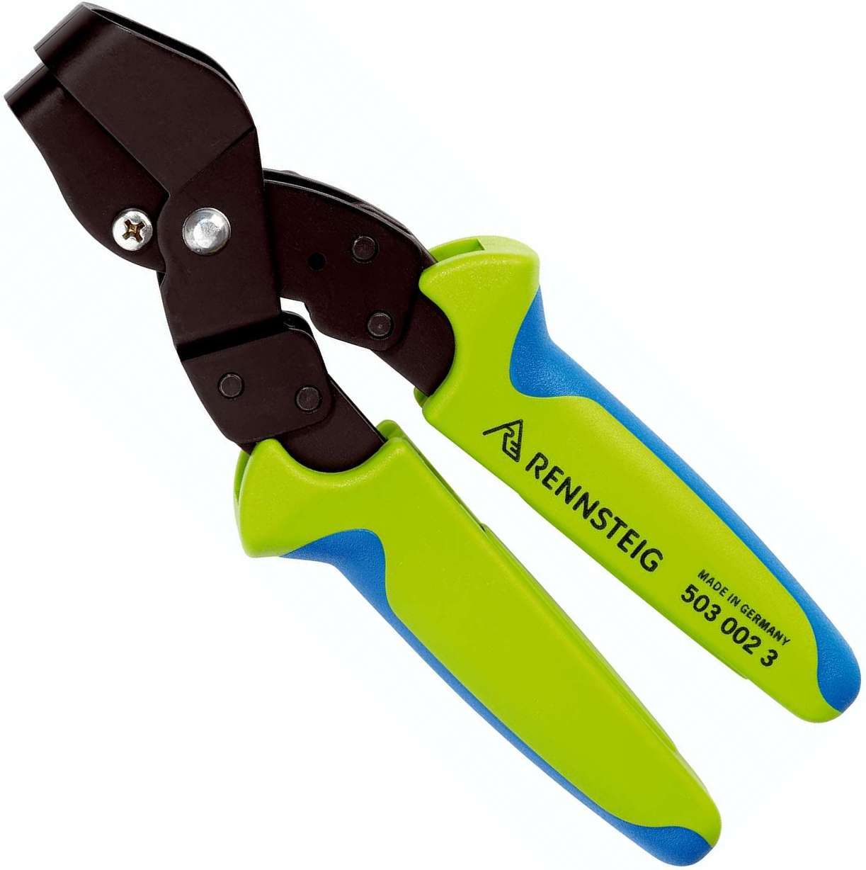 Клещи высечные для пластика 190 мм 16 Rennsteig RE-5030023, двухкомпонентные ручки - фото